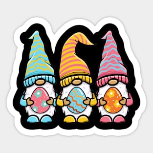 Gnome Easter Outfit for Girls Sticker